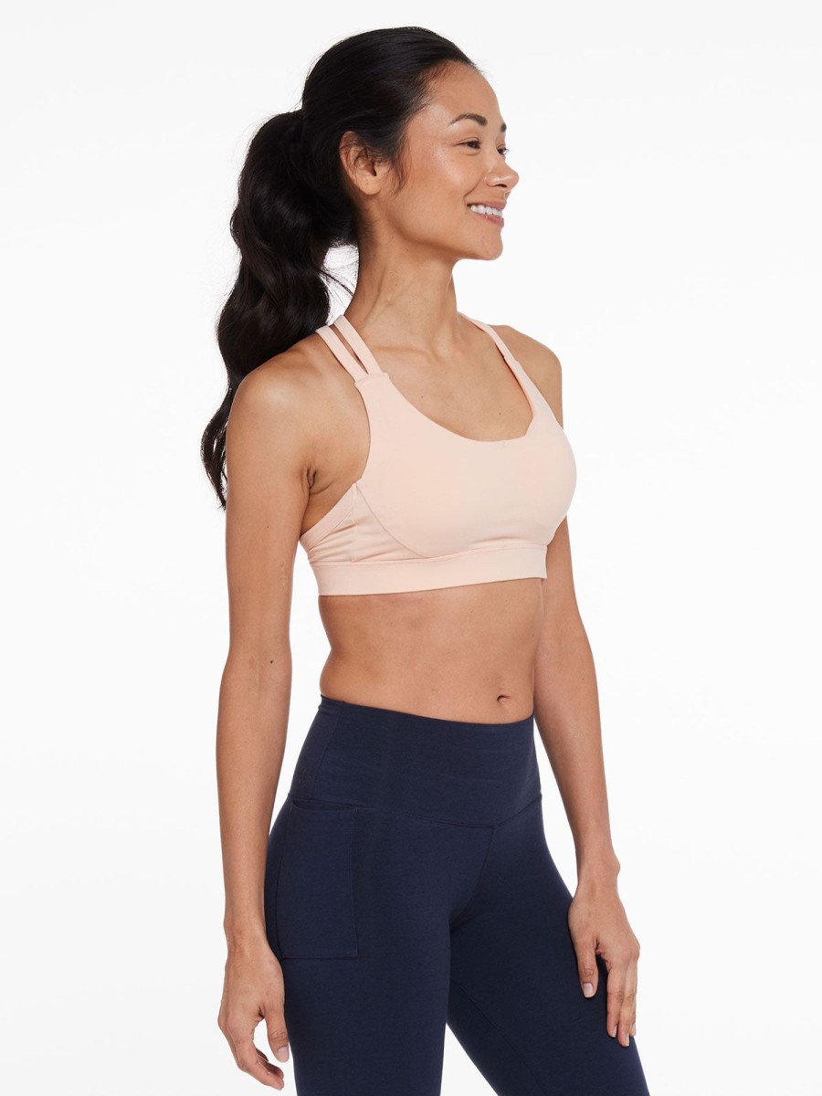 Women'S tasc Performance Sale | Rhythm Sports Bra Pink Sand