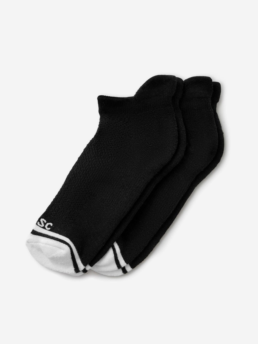 Men'S tasc Performance Yoga | Bambare Tabbed Sock 2-Pack Black