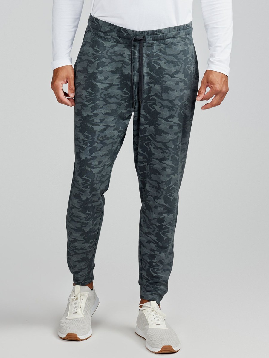 Men'S tasc Performance Sale | Varsity Brushed Lightweight Jogger Gunmetal Camo